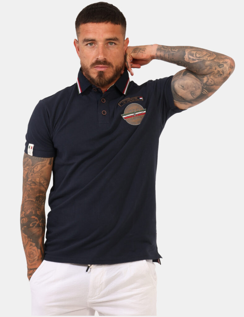 Polo Aeronautica Italiana Blu