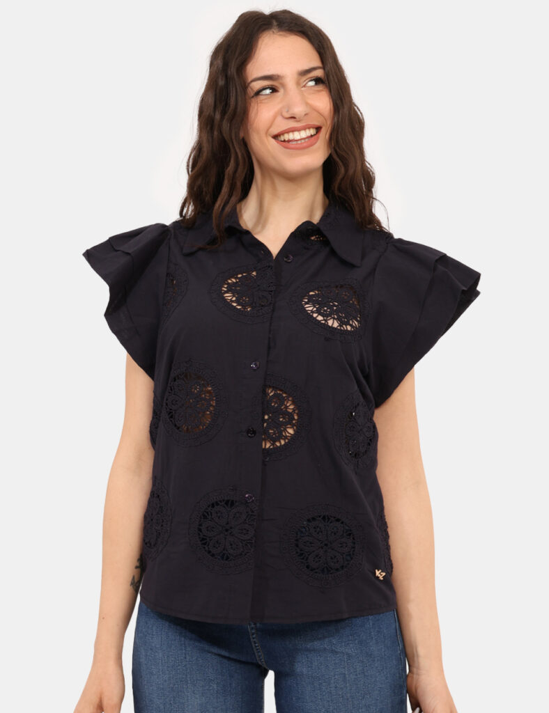 Camicia maniche corte Yes Zee Blu