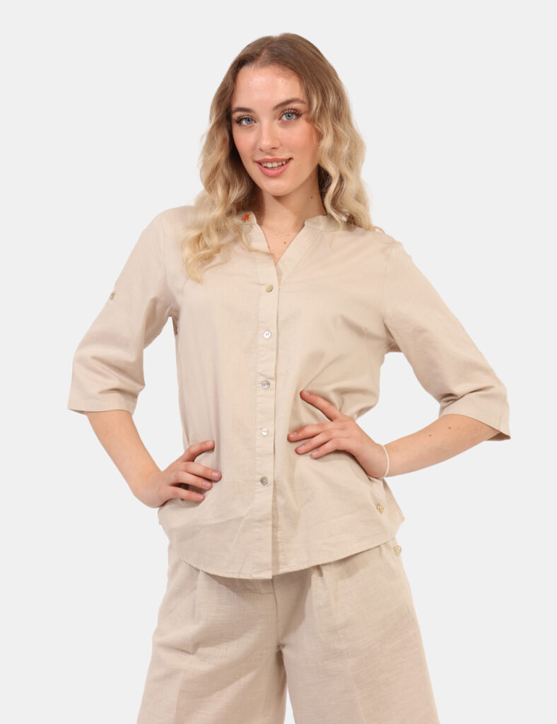 Camicia Yes Zee Beige