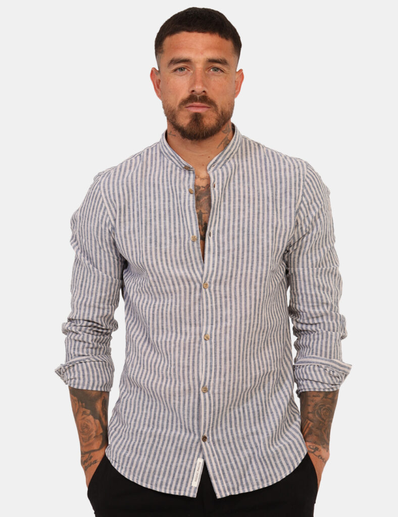 Abbigliamento uomo Yes Zee - Camicia Yes Zee Blu