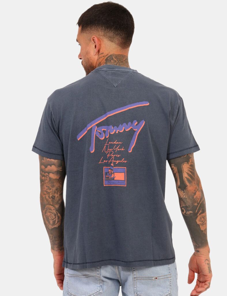 T-shirt uomo scontata - T-shirt Tommy Hilfiger Grigio