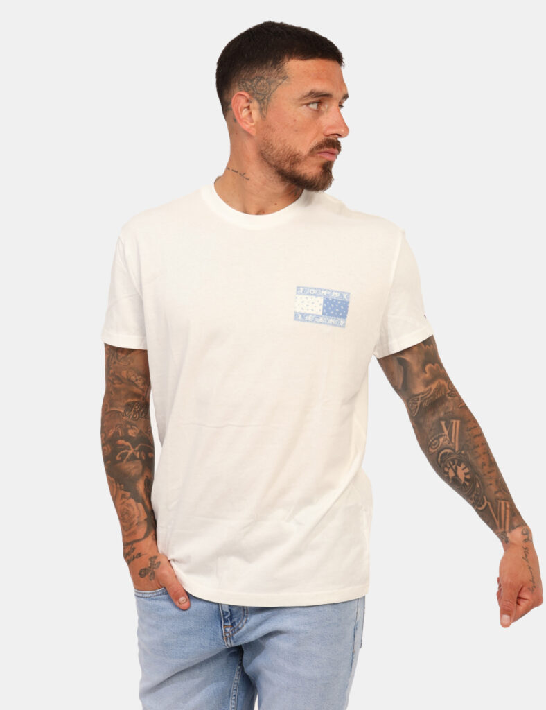 T-shirt uomo scontata - T-shirt Tommy Hilfiger Bianco