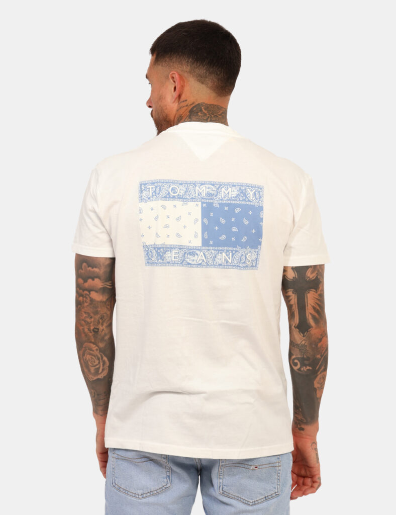 T-shirt uomo scontata - T-shirt Tommy Hilfiger Bianco