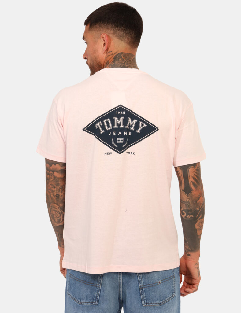 T-shirt uomo scontata - T-shirt Tommy Hilfiger Rosa