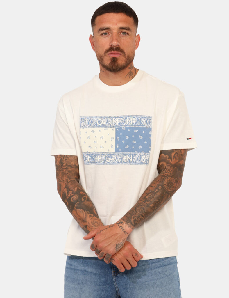 T-shirt uomo scontata - T-shirt Tommy Hilfiger Bianco