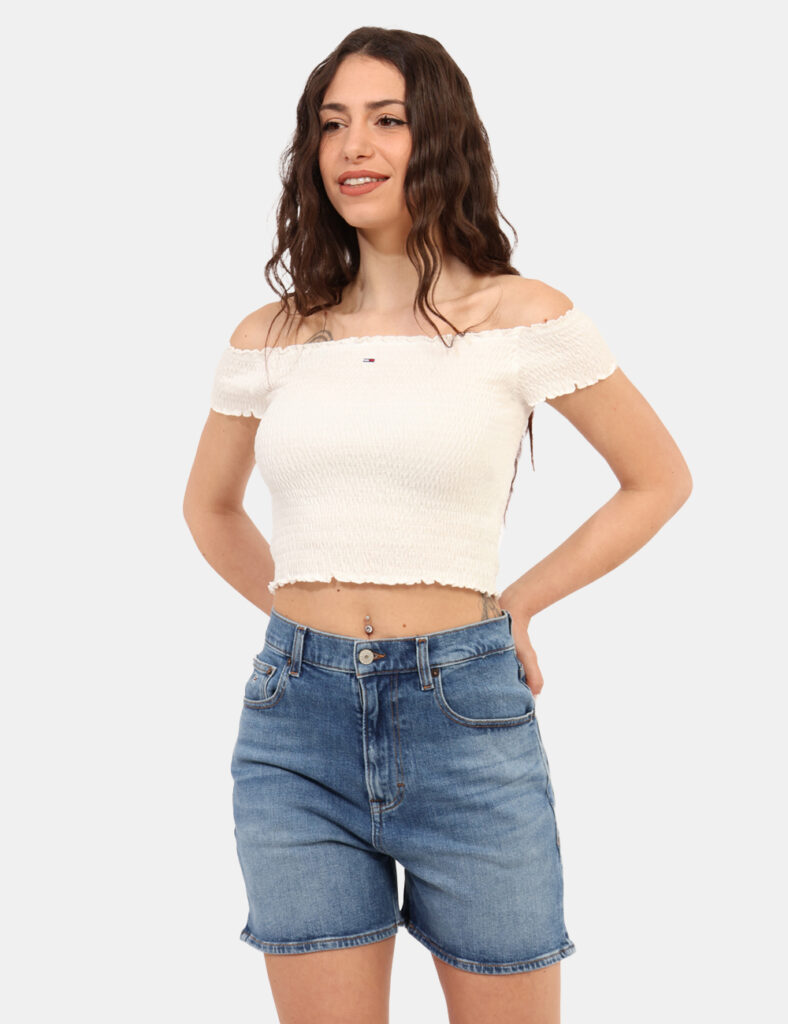 Shorts eleganti da donna scontati - Shorts Tommy Hilfiger Jeans