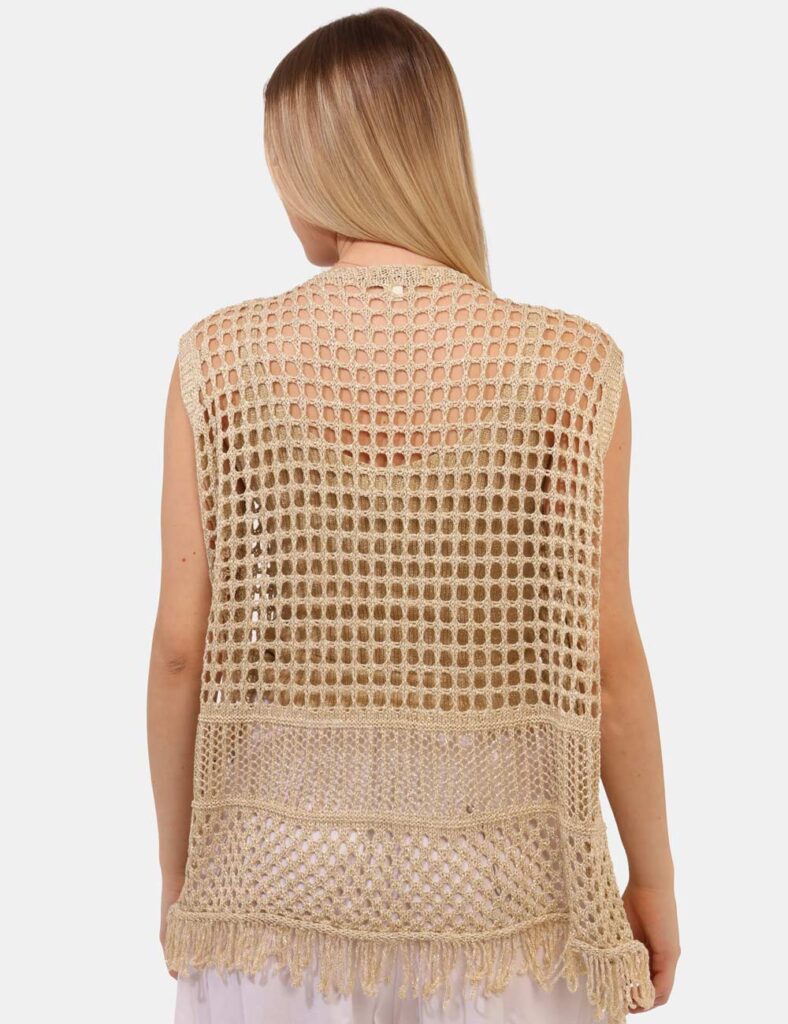 Outlet Rue De Clerie  - Gilet Rue De Clerie Beige