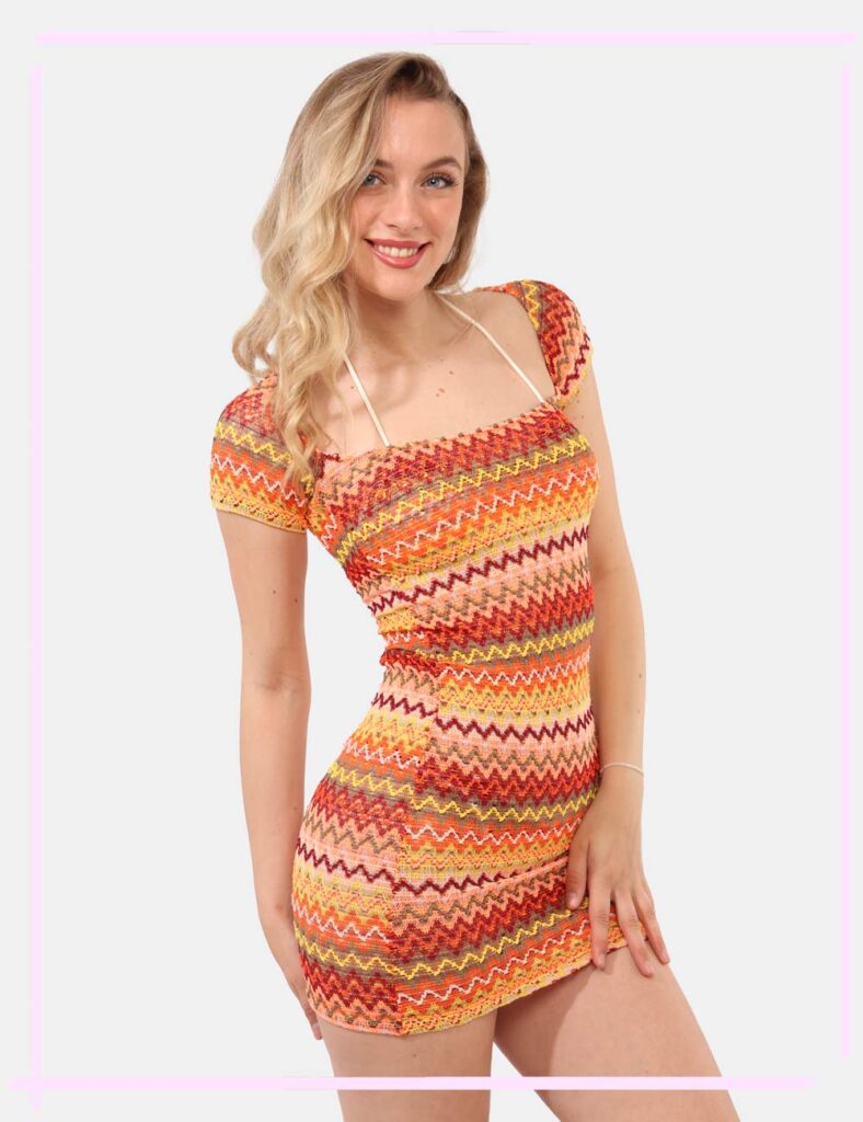 Vestito F**K Rosso taglia S