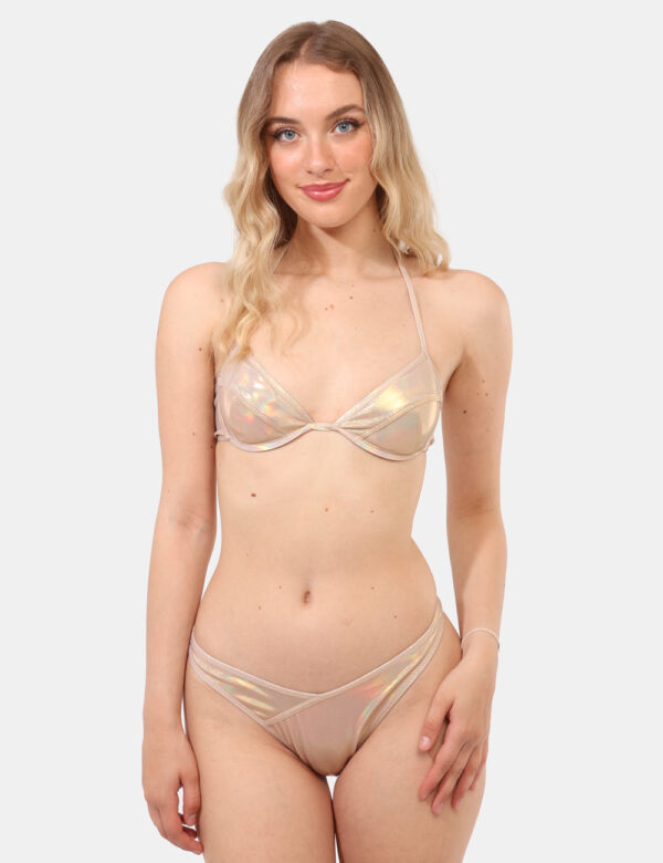 Bikini F**K Oro - Cod. art. FK24 0531GD SZVi ricordiamo che tutti i nostri articoli sono originali.