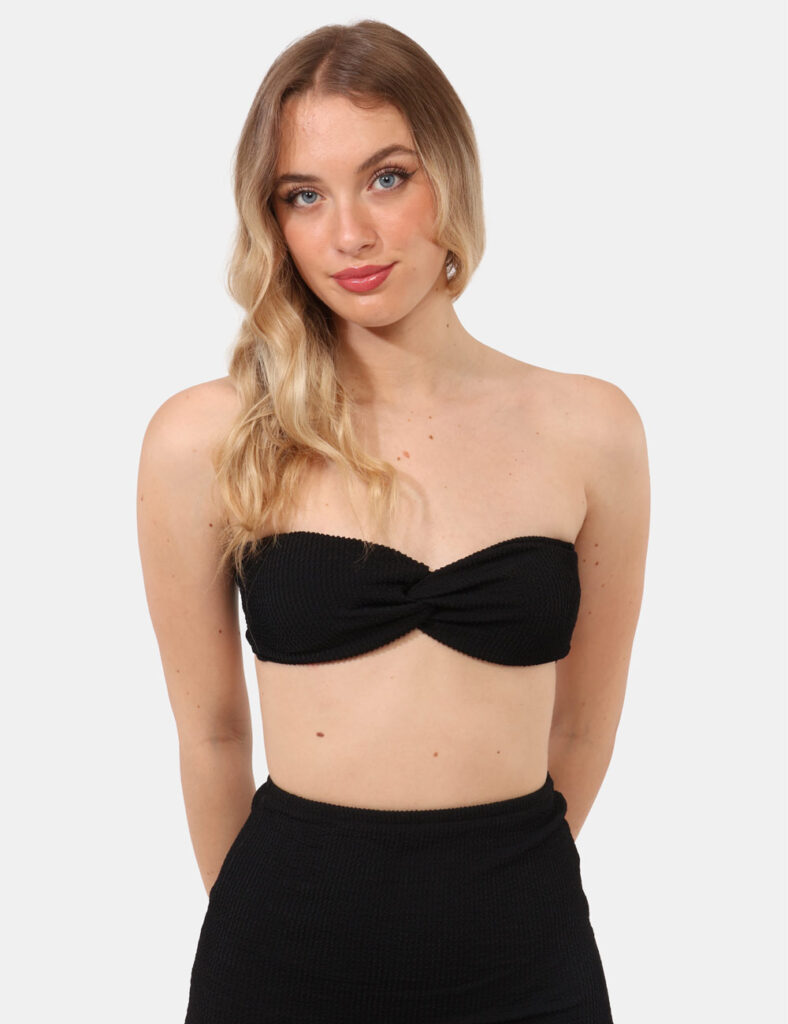 Costume donna scontato - Costume top F**K Nero