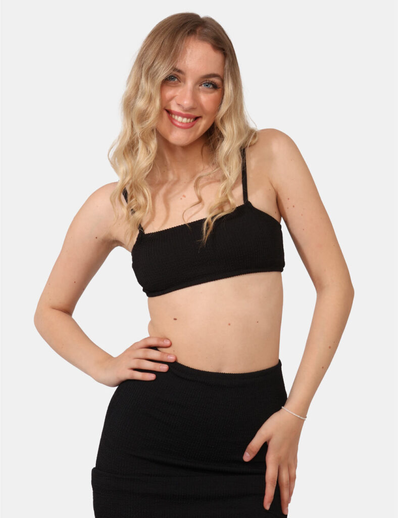 Costume top F**K Nero
