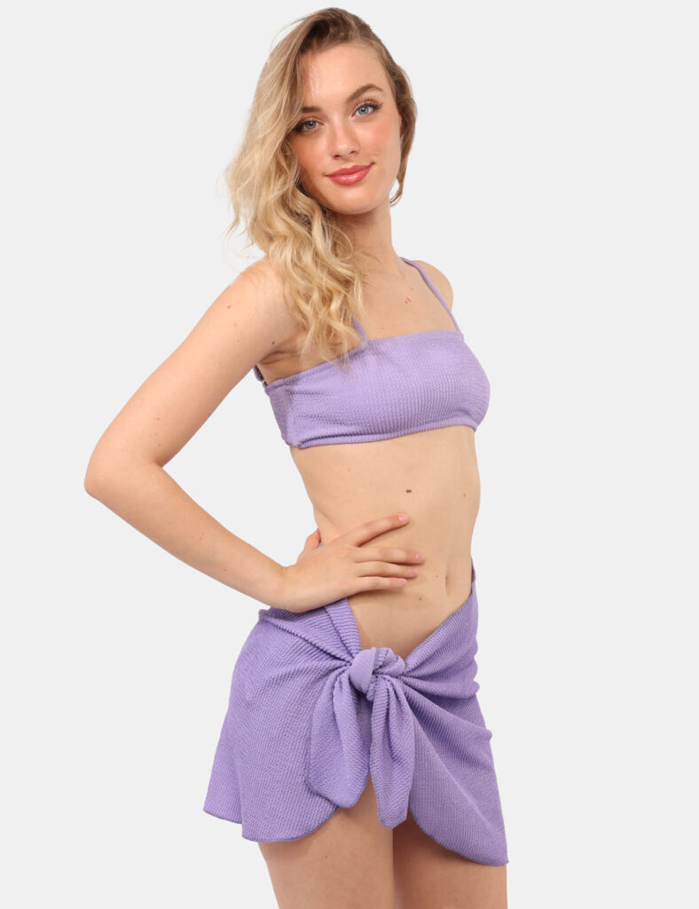 Costume donna scontato - Copricostume F**K Lilla