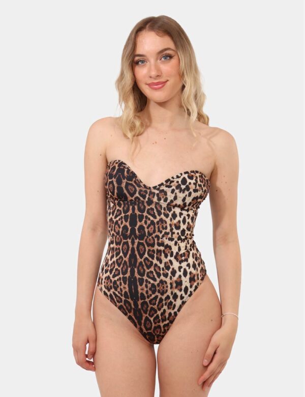 Costume intero F**K Marrone - Cod. art. FK24 1323X01 SZVi ricordiamo che tutti i nostri articoli sono originali.