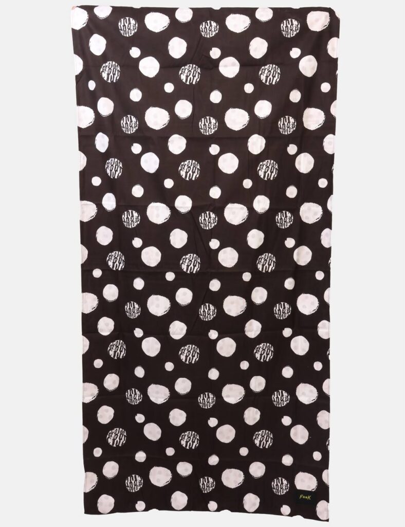 Costume donna scontato - Telo mare F**K Nero