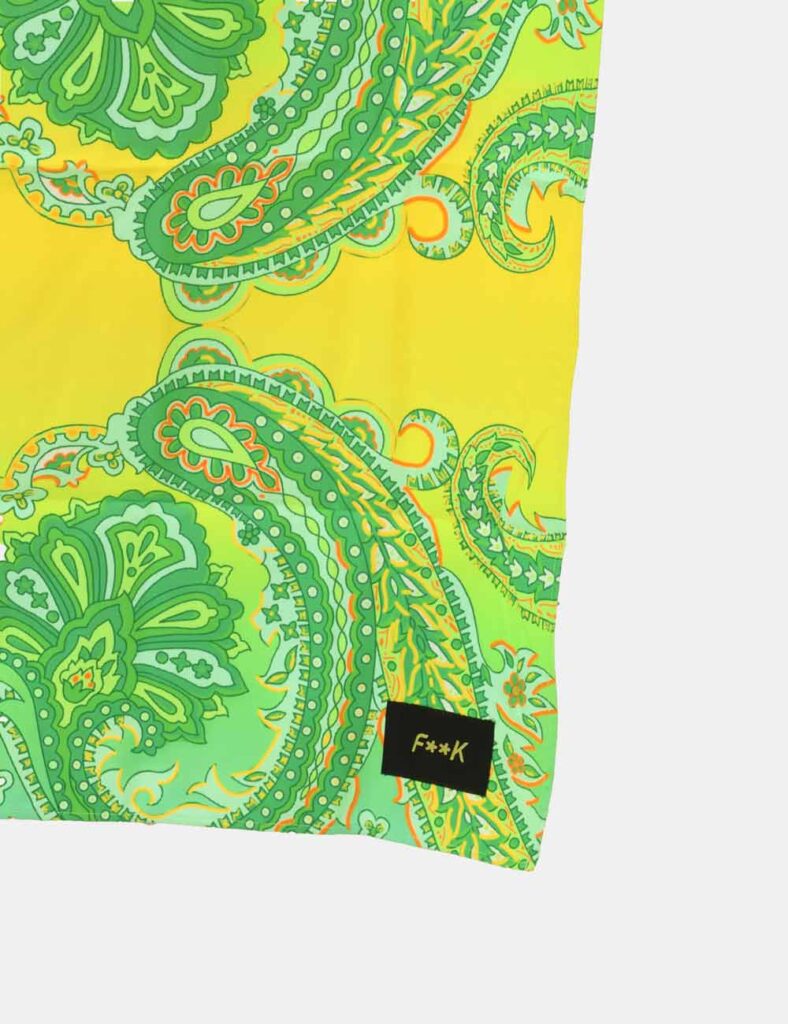 Costume donna scontato - Telo mare F**K Verde