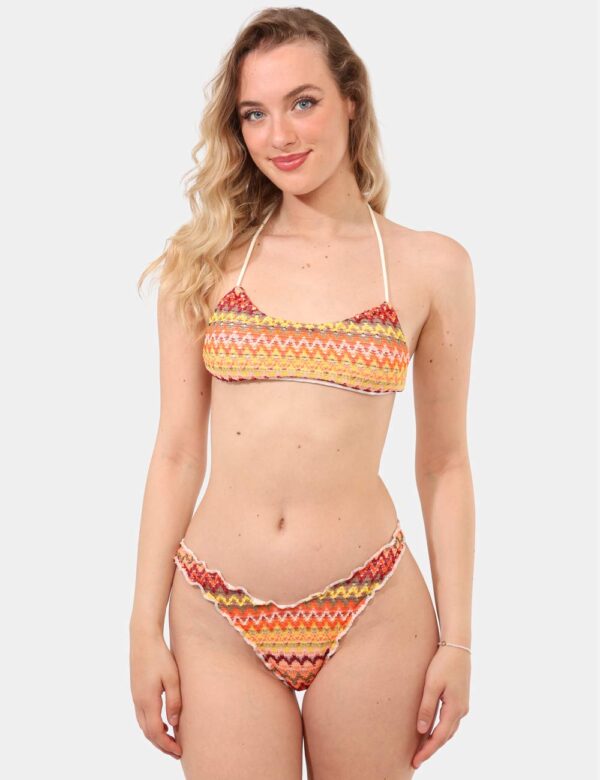 Bikini F**K Rosso taglia S - L’articolo appartiene al campionario esclusivo di stagione: pezzo unico.Cod. art. FK25 0702MC C