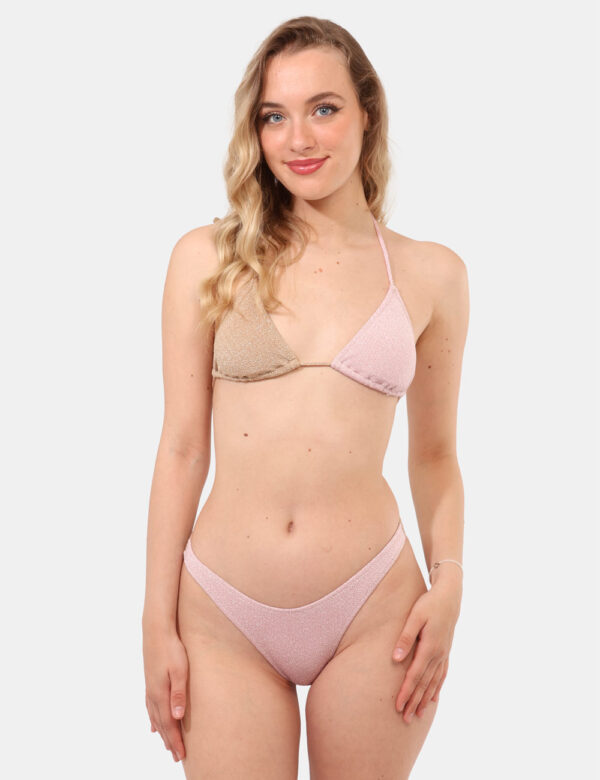 Bikini F**K Rosa taglia S - L’articolo appartiene al campionario esclusivo di stagione: pezzo unico.Cod. art. FK25 0930GD C