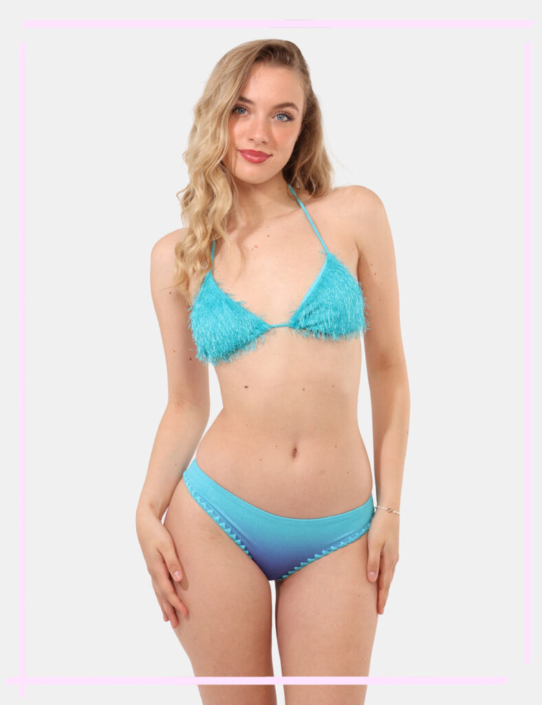 Bikini F**K Azzurro taglia S