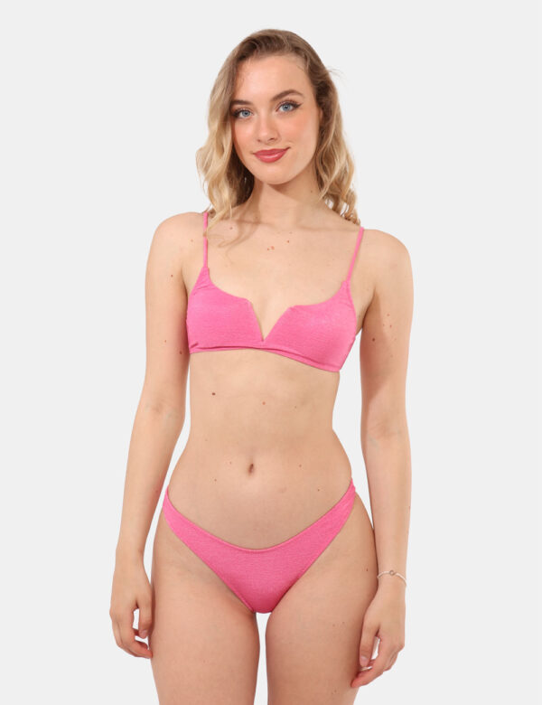 Bikini F**K Fucsia taglia S - L’articolo appartiene al campionario esclusivo di stagione: pezzo unico.Cod. art. FK25 1143FX