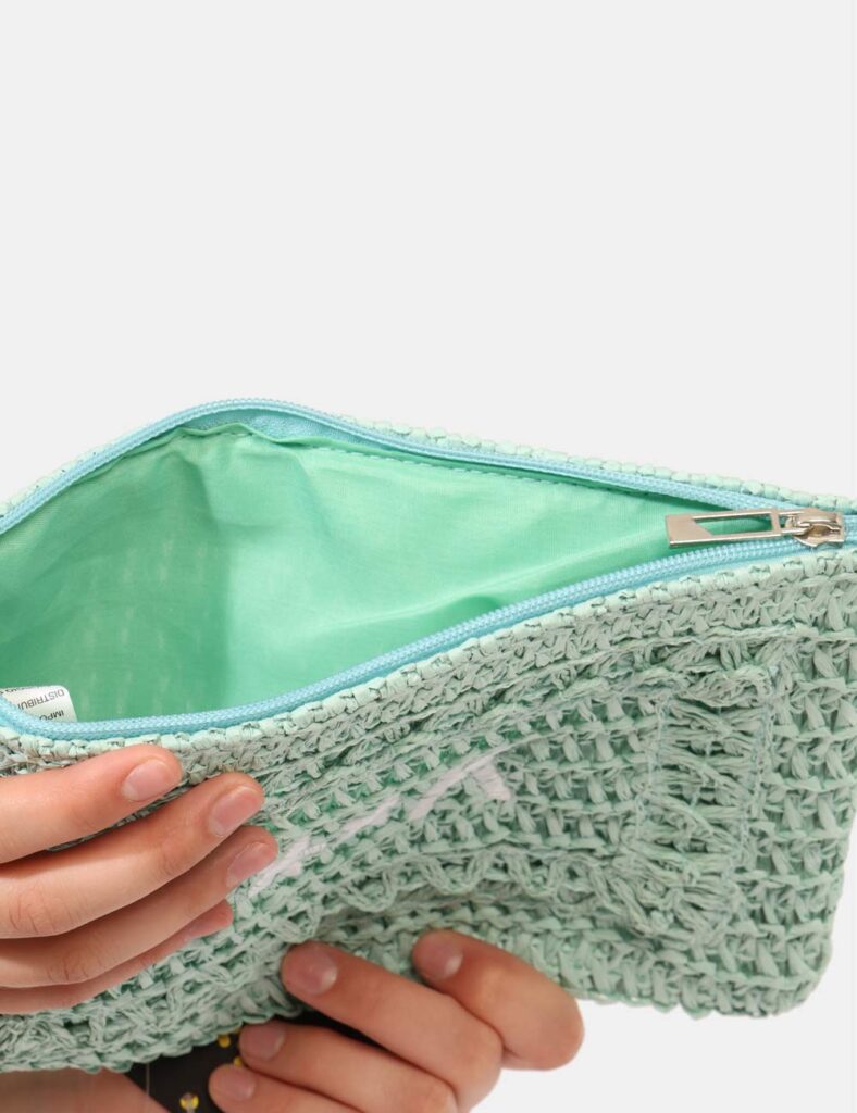 Pochette F**K Azzurro taglia U