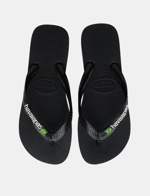 Infradito Havaianas Nero - Cod. art. HAV BRASIL LOGO OZVi ricordiamo che tutti i nostri articoli sono originali.