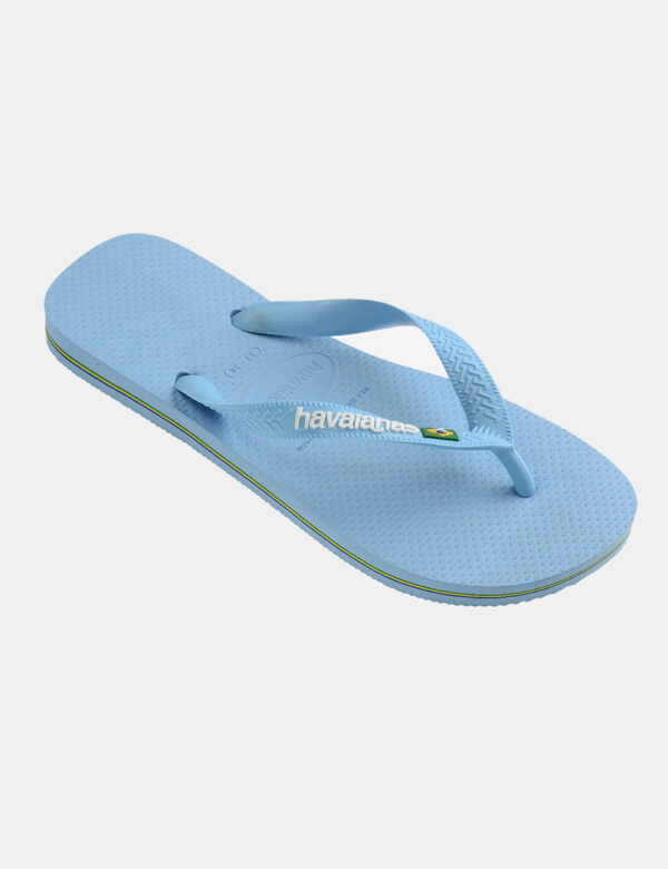 Infradito Havaianas Azzurro - Cod. art. HAV BRASIL LOGO OZVi ricordiamo che tutti i nostri articoli sono originali.
