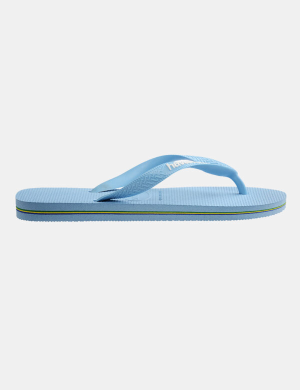 Infradito Havaianas Azzurro - Cod. art. HAV BRASIL LOGO OZVi ricordiamo che tutti i nostri articoli sono originali.