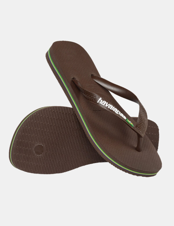 Infradito Havaianas Marrone - Cod. art. HAV BRASIL LOGO OZVi ricordiamo che tutti i nostri articoli sono originali.