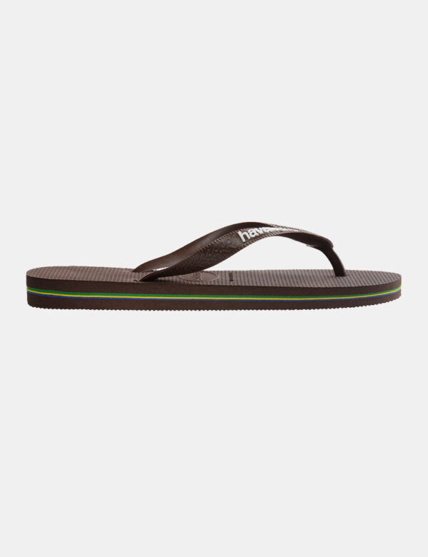 Infradito Havaianas Marrone - Cod. art. HAV BRASIL LOGO OZVi ricordiamo che tutti i nostri articoli sono originali.