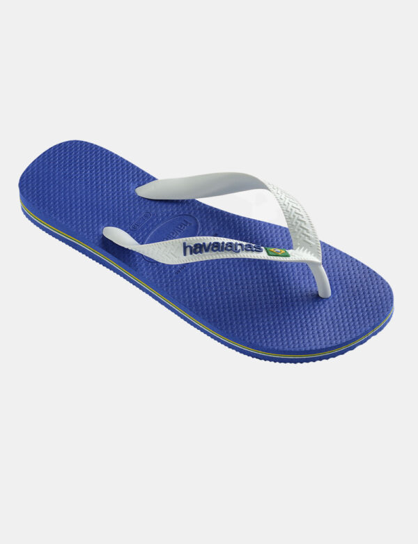 Infradito Havaianas Blu - Cod. art. HAV BRASIL LOGO OZVi ricordiamo che tutti i nostri articoli sono originali.
