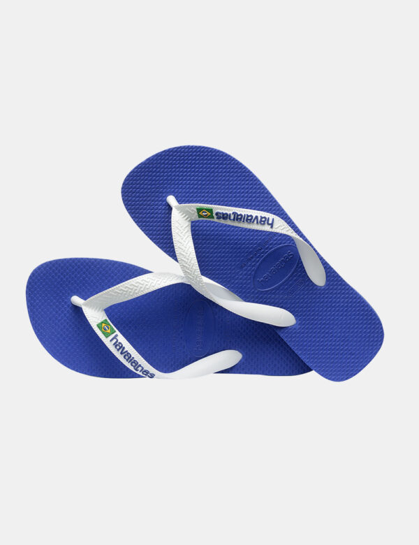 Infradito Havaianas Blu - Cod. art. HAV BRASIL LOGO OZVi ricordiamo che tutti i nostri articoli sono originali.