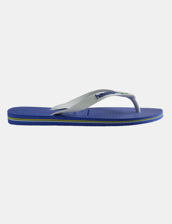 Infradito Havaianas Blu - Cod. art. HAV BRASIL LOGO OZVi ricordiamo che tutti i nostri articoli sono originali.
