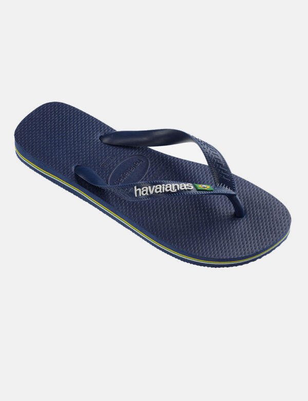 Infradito Havaianas Blu - Cod. art. HAV BRASIL LOGO OZVi ricordiamo che tutti i nostri articoli sono originali.