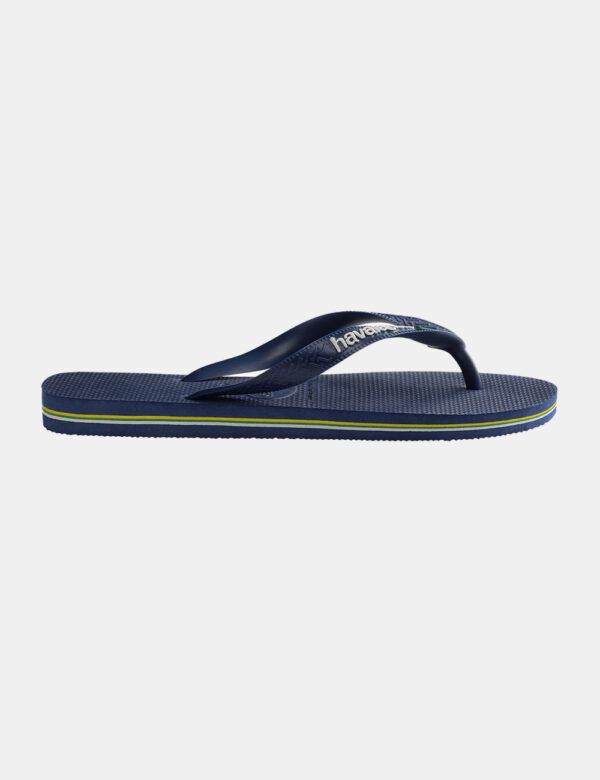 Infradito Havaianas Blu - Cod. art. HAV BRASIL LOGO OZVi ricordiamo che tutti i nostri articoli sono originali.