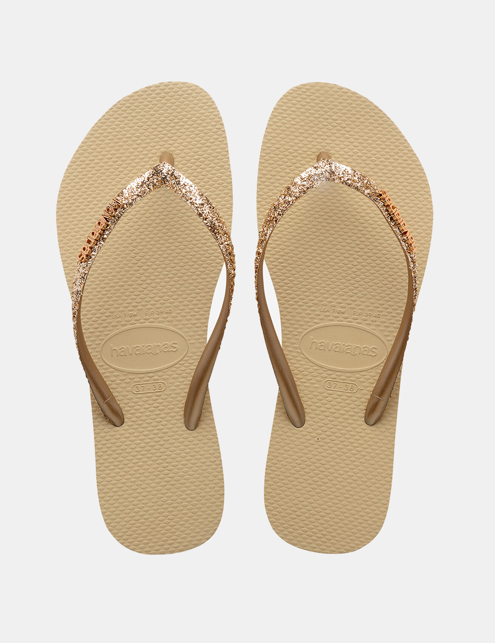 HAV-SLIM-GLITTER-II-OZ_SAND-GOLDEN-LIGHT-METALICO_PE25_4 Infradito Havaianas Oro - Cod. art. HAV SLIM GLITTER II OZVi ricordiamo che tutti i nostri articoli sono originali.