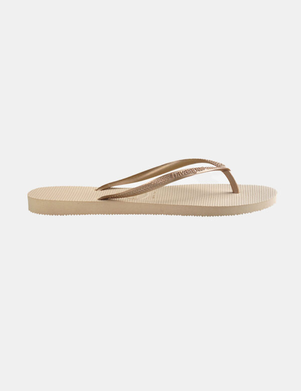 Infradito Havaianas Oro - Cod. art. HAV SLIM OZVi ricordiamo che tutti i nostri articoli sono originali.