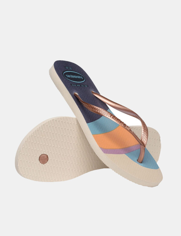 Infradito Havaianas Beige - Cod. art. HAV SLIM PALETTE GLOW OZVi ricordiamo che tutti i nostri articoli sono originali.