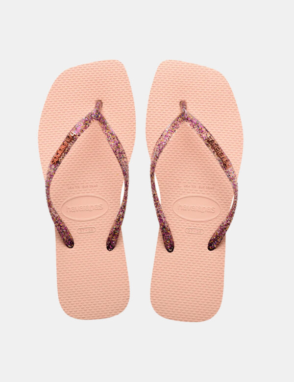 Infradito Havaianas Rosa - Cod. art. HAV SLIM SQUARE GL P OZVi ricordiamo che tutti i nostri articoli sono originali.