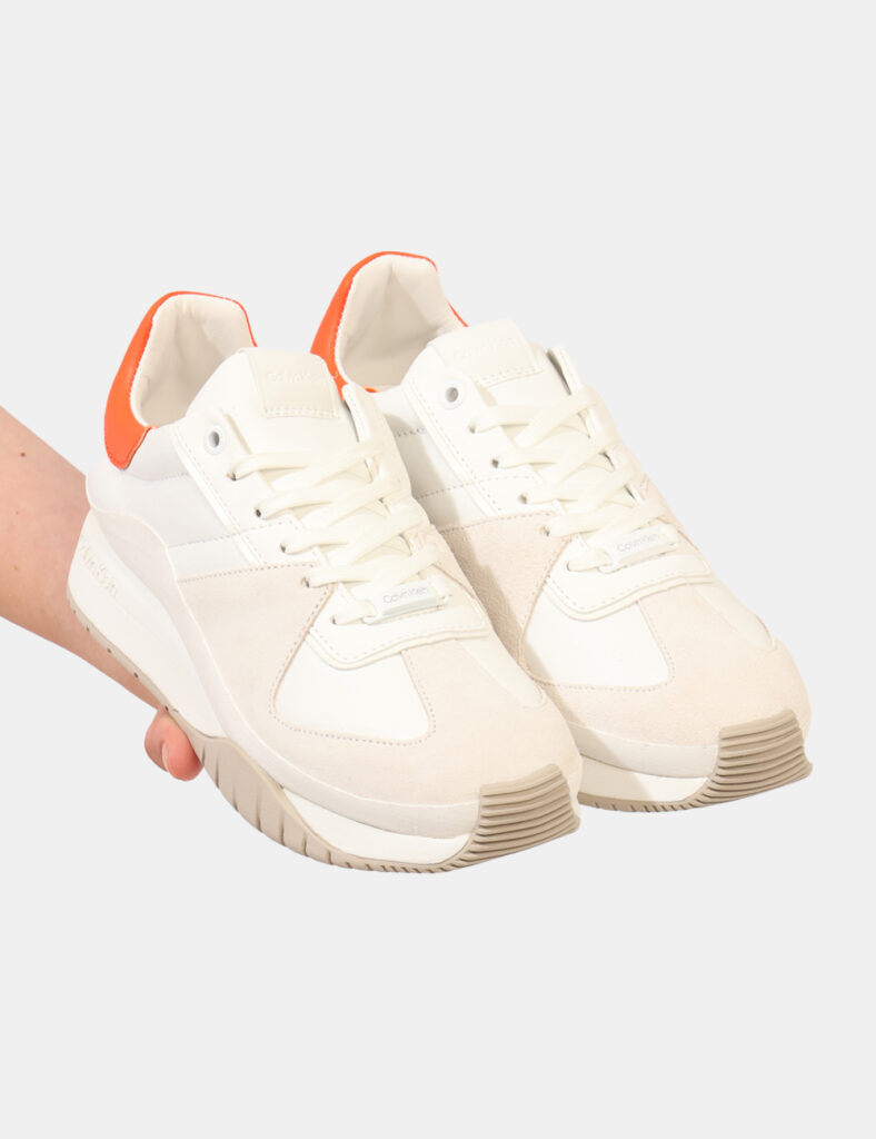 Scarpe da Donna scontate - Sneakers Calvin Klein Bianco