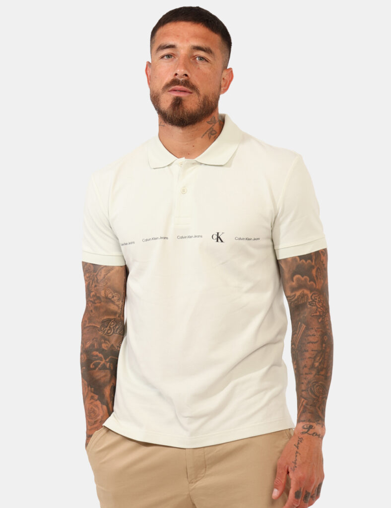 Polo Calvin Klein Bianco