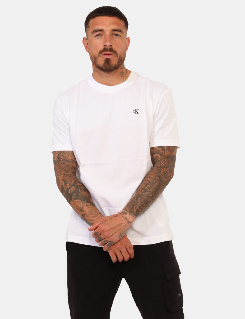 T-shirt uomo scontata - T-shirt Calvin Klein Bianco