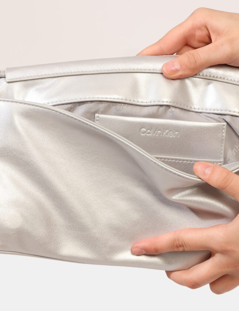 Pochette da donna - Borsa Calvin Klein Grigio