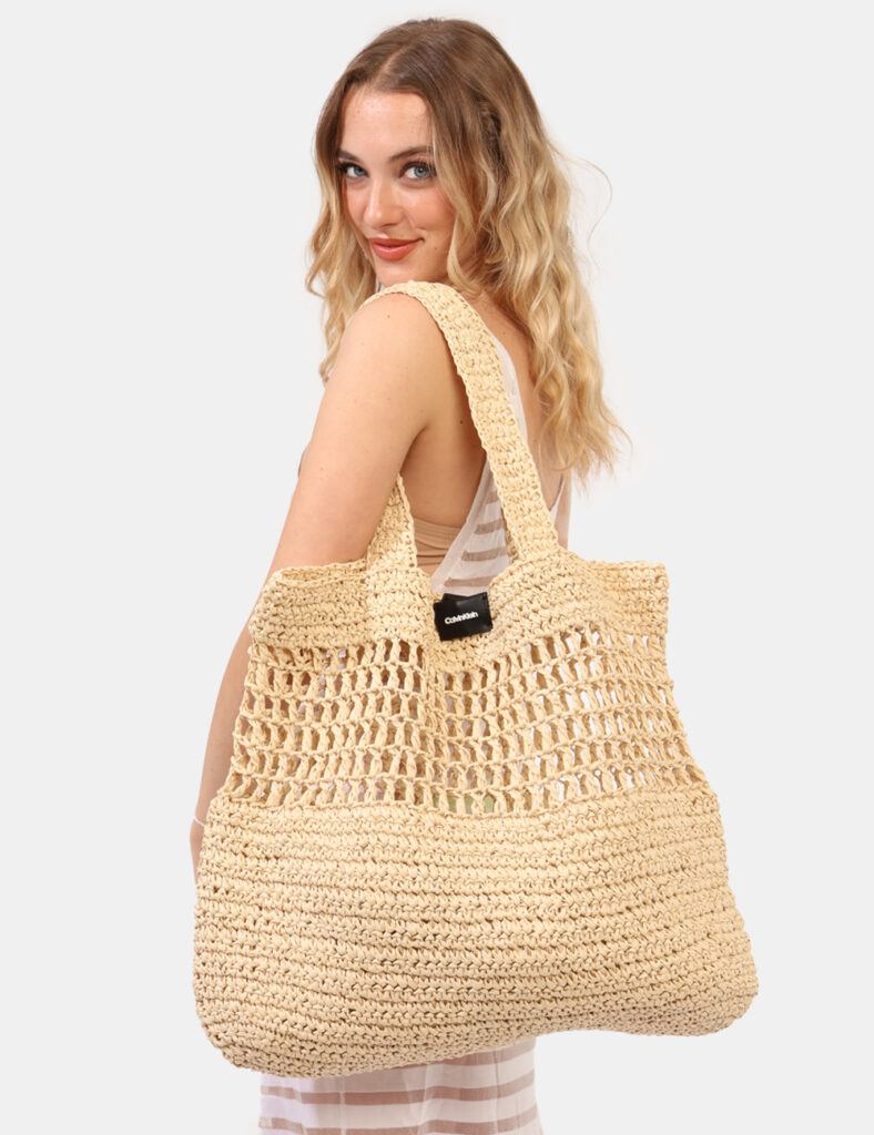 Costume donna scontato - Borsa Calvin Klein Beige