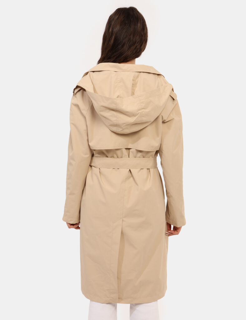 Trench Materica Beige
