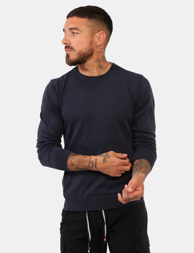 Abbigliamento uomo Yes Zee - Maglione leggero Yes Zee Blu