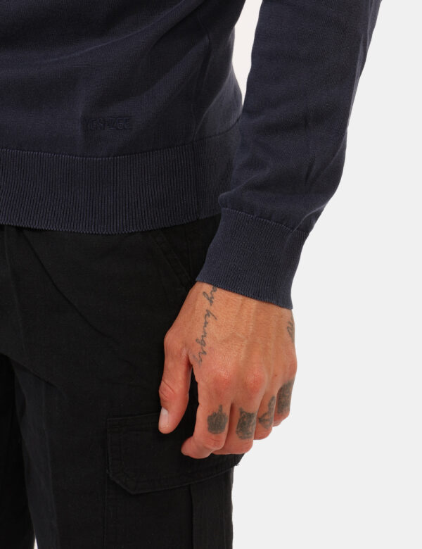 Maglione leggero Yes Zee Blu - Maglione leggero a maniche lunghe, in total blu. La vestibilità è morbida e regolare. Il magl