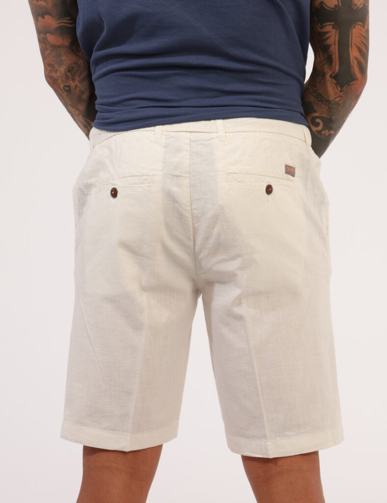 Abbigliamento uomo Yes Zee - Bermuda Yes Zee Bianco