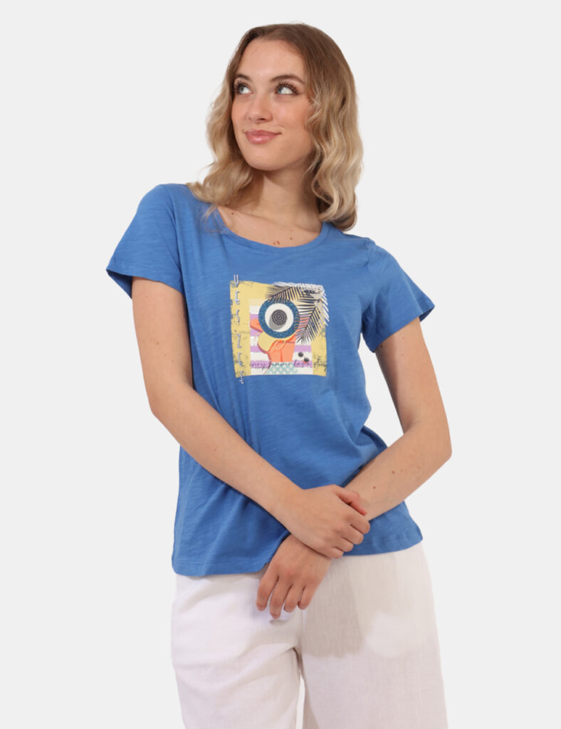T-shirt Yes Zee Blu