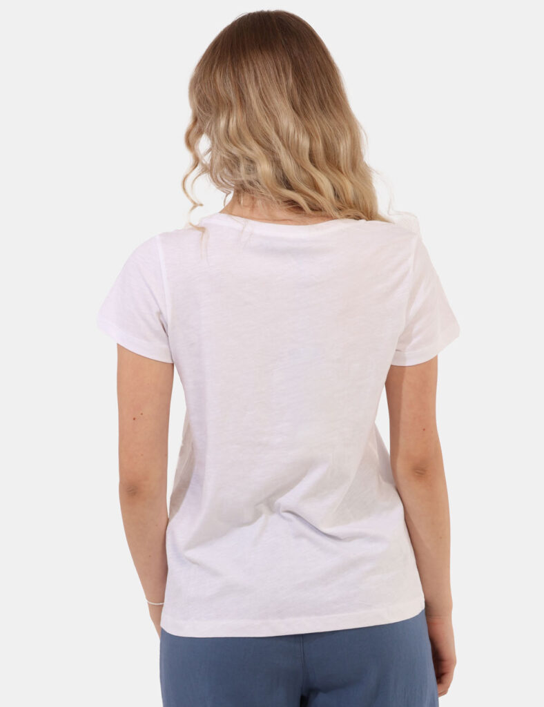 T-shirt Yes Zee Bianco