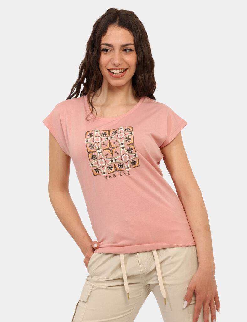 T-shirt Yes Zee Rosa
